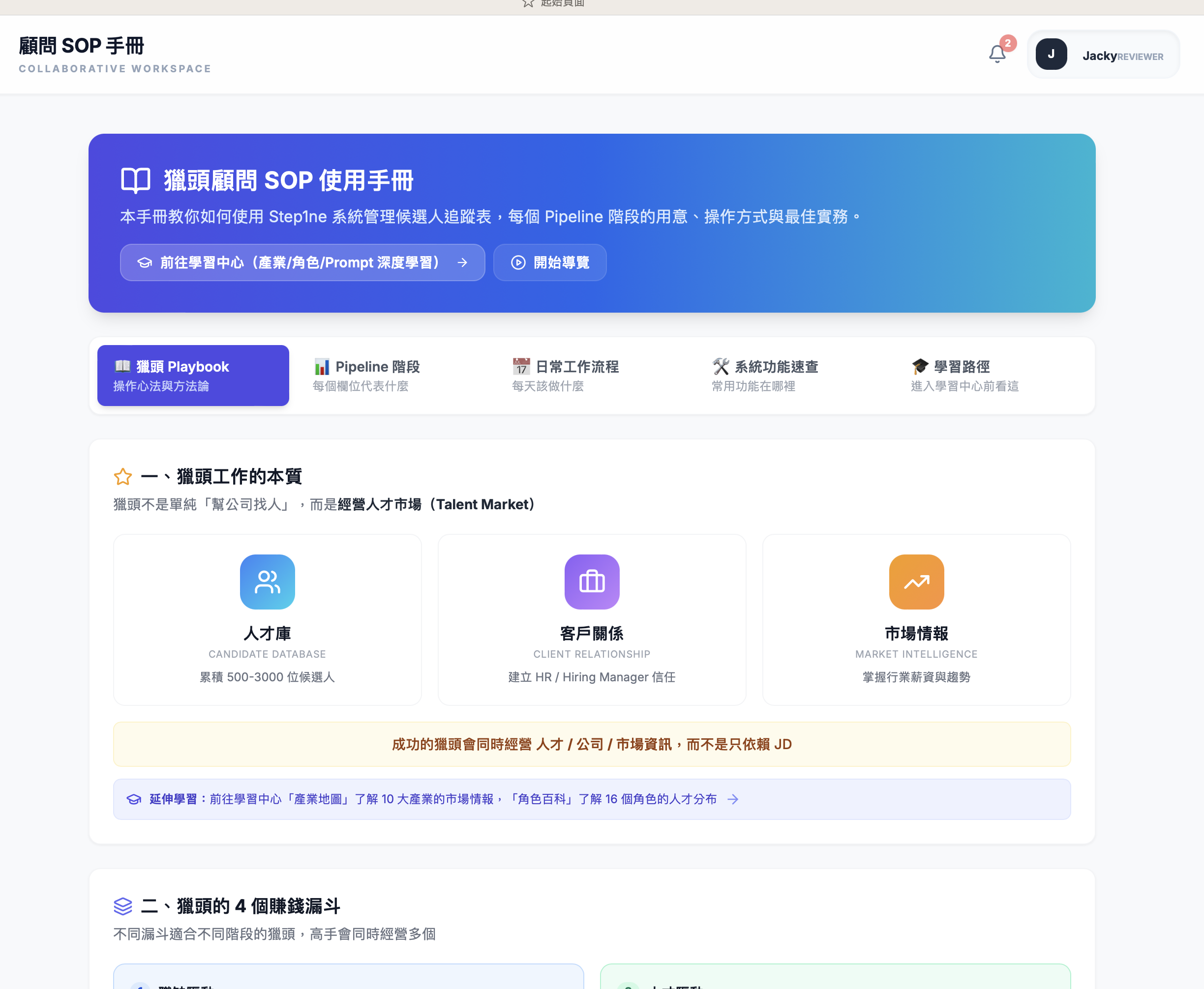 Step1ne 顧問 SOP 手冊